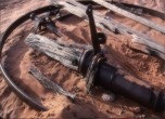 Lake Canyon -- Wagon parts along the trail two miles northeast of Lake Canyon, Lamont Crabtree Photo